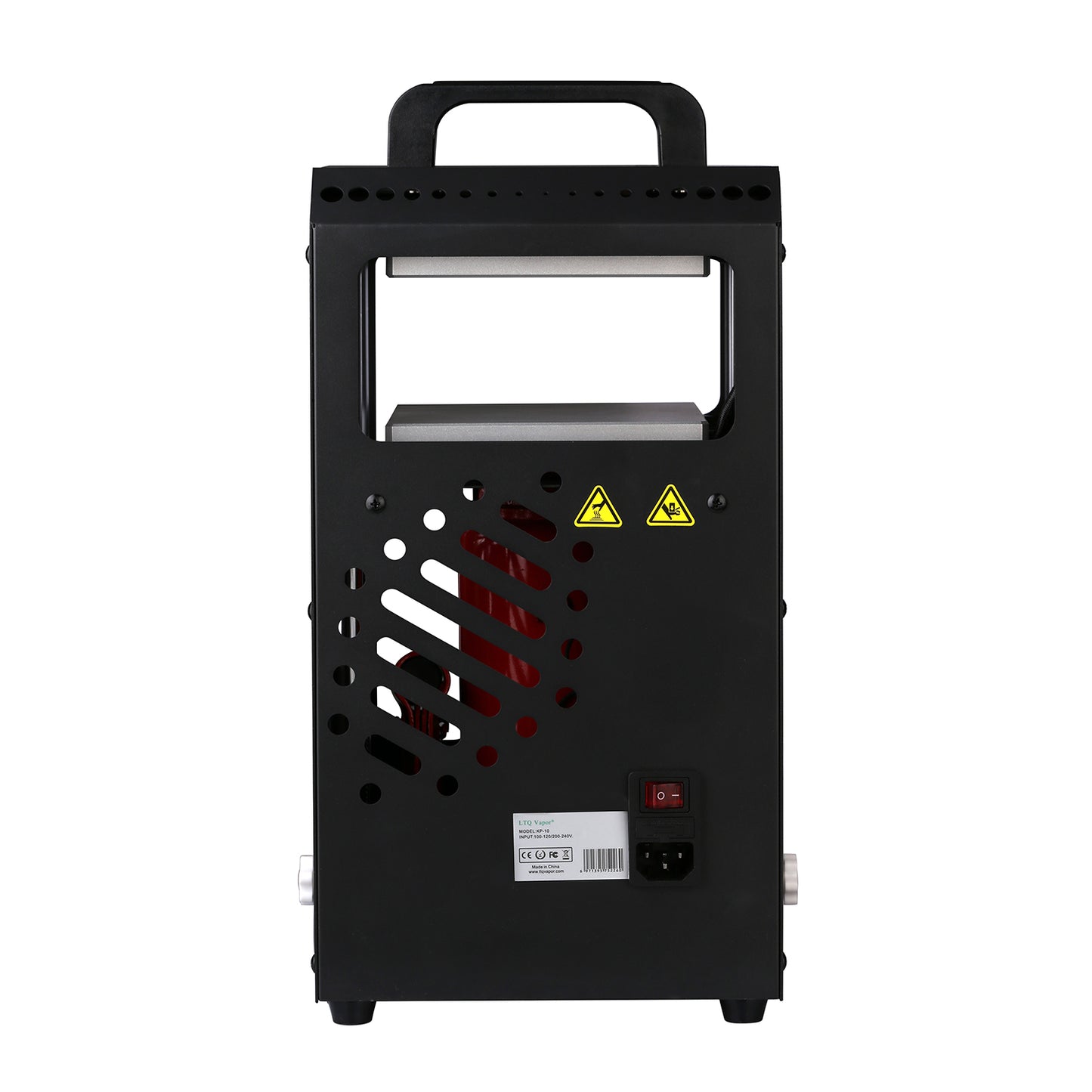 10 Tons Rosin Heat Press Machine with 5.5" X 5.5" Dual Heated Plates Manual Press with LCD Digital Display Screen & Precise Pressure Gauge 110V/220V