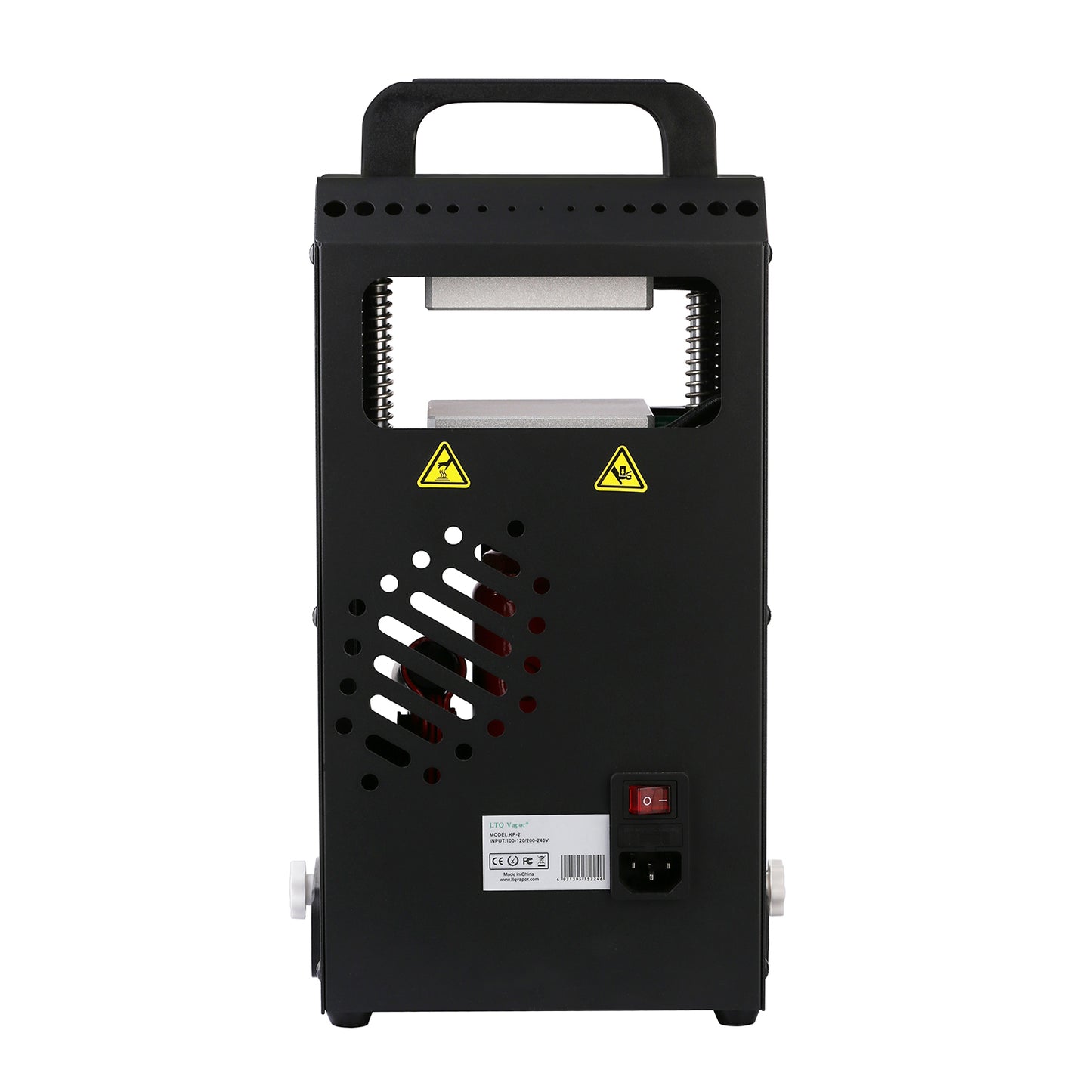 2 Tons Rosin Heat Press Machine with 3.55" X 3.15" Dual Heated Plates Manual Press with LCD Digital Display Screen & Precise Pressure Gauge 110V/220V