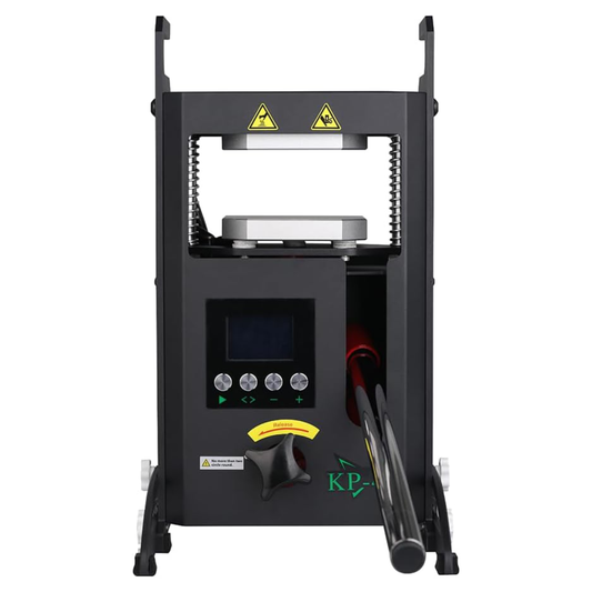 Rosin Heat Press Machine with Dual Heated Plates 4 Tons Manual Press with LCD Digital Display Screen