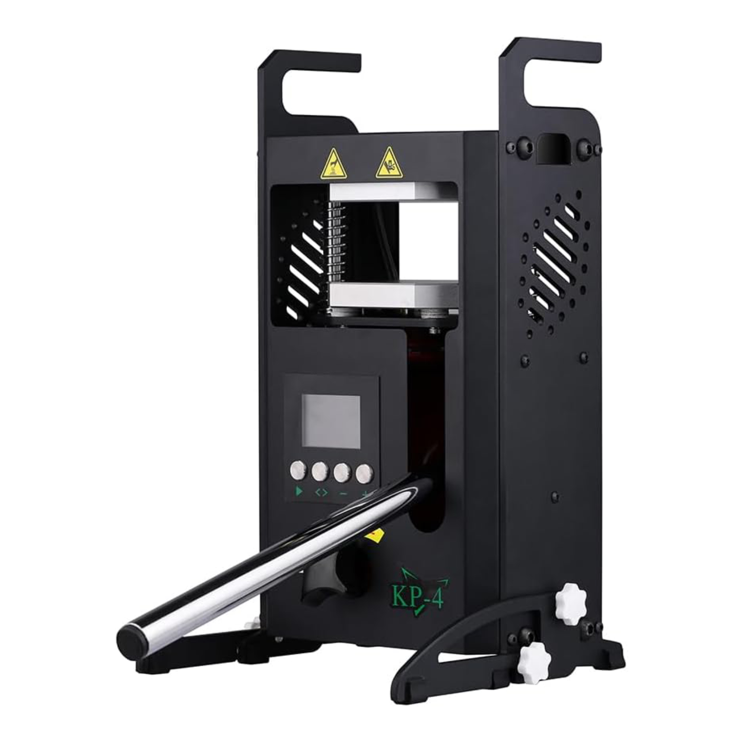 Rosin Heat Press Machine with Dual Heated Plates 4 Tons Manual Press with LCD Digital Display Screen